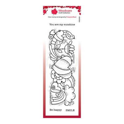 Creative Expressions Woodware Clear Stamp Singles - Heart Border